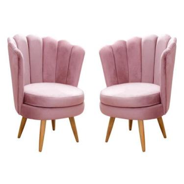 Imagem de Conjunto 2 Poltronas Decorativa Pétala Kit Cadeiras Flor Girassol  - B