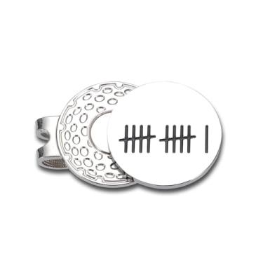 Imagem de Presentes de aço de aniversário de 11 anos para ele, marcador de bola, clipe de chapéu, ímã, acessórios de golfe para homens, meias para mulheres, presentes de golfe para homens, marido da esposa