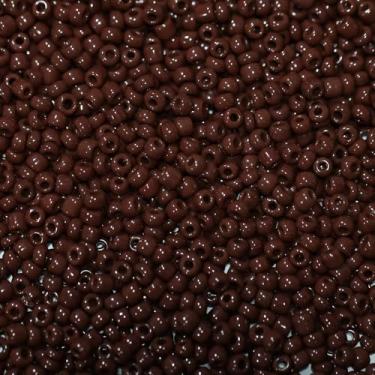 Imagem de LEECOON Contas de semente de cor de café de 4 mm, 100 gramas, cerca de 1300 peças, tamanho 6/0, pequenas contas de sementes para fazer colar e brinco de pulseira