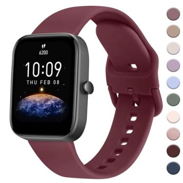 Imagem de AK Pulseira esportiva para Amazfit GTS - compatível com GTS 4/4 Mini/3/2 e mais, pulseira macia de 20 mm para Bip Range