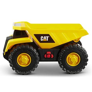 Imagem de Cat Construction Tough Machines Toy Dump Truck with Lights & Sounds, Yellow