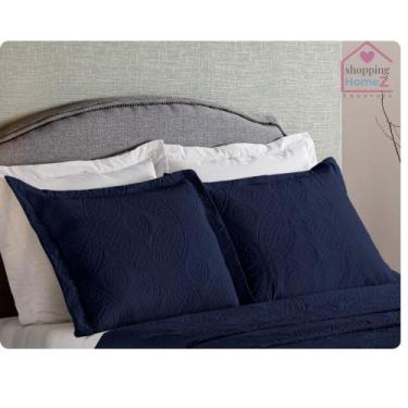 Imagem de Kit Com 2 Portas Travesseiros Protetor Matelado Alice - Shopping Home 