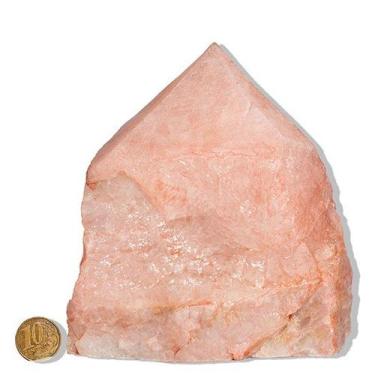 Imagem de 01 Cristal Rosa Pedra Pé e Bico Serrado 1 a 1,5Kg Aprx12cm B - Cristai