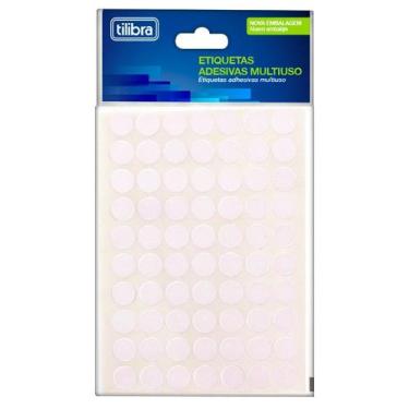 Imagem de Etiqueta Adesiva Redonda Transparente 19mm Com 210 Etiquetas Pimaco - 