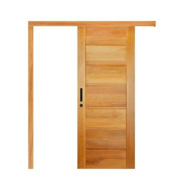 Imagem de Porta de Correr BBB em Madeira Maciça Tauari com Moldura Mapaf, 62cm x