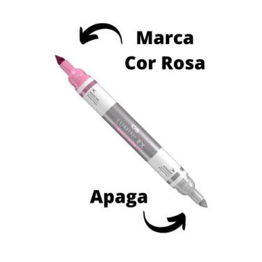 Imagem de Marca Texto Apagável Cis - Lumini Ex - Marca-Textos duas pontas: uma c