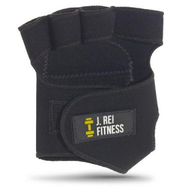Imagem de Luva Para Treino Academia Bike Exercicio Funcional - jota rei, Preto, 
