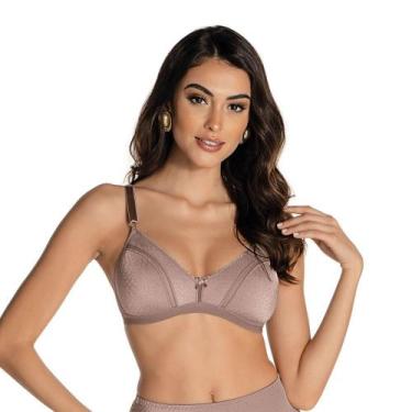 Imagem de Sutiã Sustentação Microfibra DeMillus 61486, 48, Bege rosado