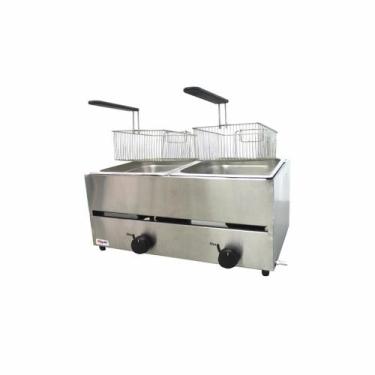 Imagem de Fritador A Gas Tacho Fritura 2 Cubas Zepper ZP20G2