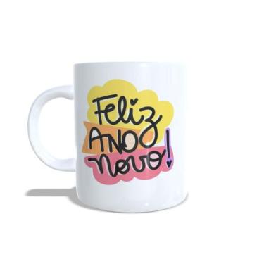 Imagem de Caneca personalizada Feliz Ano Novo FELIZ ANO NOVO! - ANO08 - Caneca P
