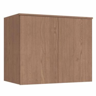 Imagem de Armário Aéreo Modulado Requinte com 2 Portas - Macadâmia - Móveis Cast