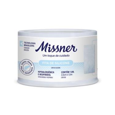 Imagem de Fita de Silicone Hipoalérgica 2,5cm x 1,5m - Missner