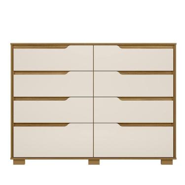 Imagem de Comoda Georgia Quarto com 8 Gavetas