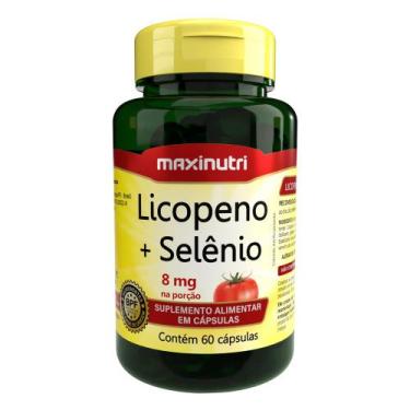 Imagem de Licopeno + Selenio Anti Oxidante 500mg 60 Capsulas Maxinutri