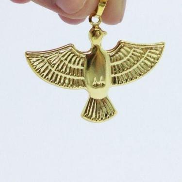 Imagem de Pingente Espirito Santo Folheado A Ouro 18k - Michester, Dourado