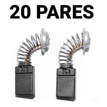 Imagem de Escova De Carvão Cb 303 Serra Mármore Makita 20 Pares - RJ PEÇAS