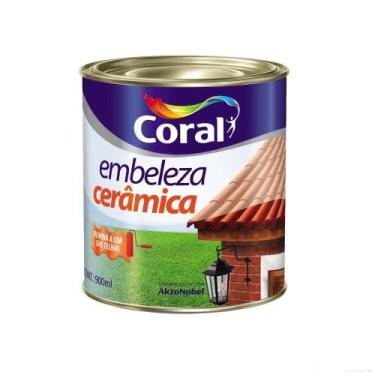Imagem de Tinta Acrílica Coral Brilho Embeleza Cerâmica 900ml, Cêramica