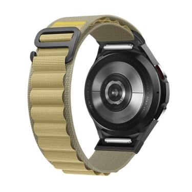 Imagem de Pulseira Alpine One Click sem lacunas compatível com Samsung Galaxy Watch 7 6 4 5 FE de 40 mm e 44 mm/Galaxy Watch 6 4 Classic de 47 mm, 43 mm, 42 mm e 46 mm/Watch 5 Pro de 45 mm, pulseira esportiva