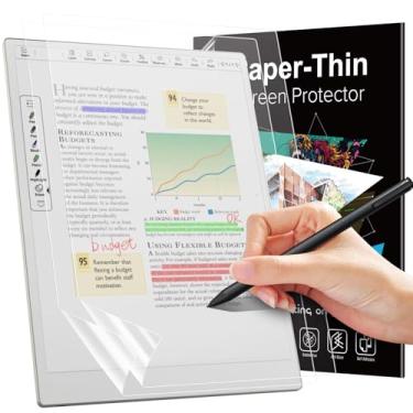 Imagem de MoKo Pacote com 2 protetores de tela de papel compatíveis com o Remarkable Paper Pro 2024, película fosca antirreflexo serve para o Remarkable Paper Pro 11,8 polegadas, proteção de olhos PET para