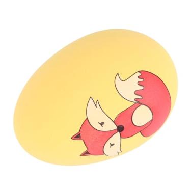 Imagem de Brinquedo da Bola do Ovo do Animal de Estimação, Bola Interativa Segura do Jogo da Busca do Animal de Estimação da Limpeza Fácil para Cães (Amarelo)