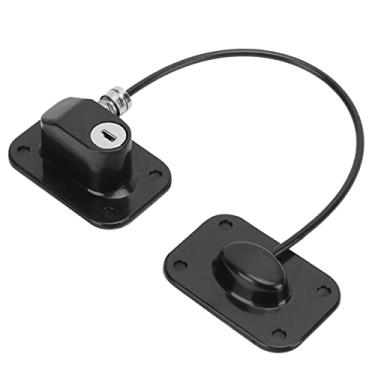 Imagem de Fechadura de Segurança de Janela, Fechaduras de Janela Com Chaves Restritor de Janela Infantil Caixilho de Fechadura de Metal Antirroubo de Alta Segurança Cilindro de Segurança