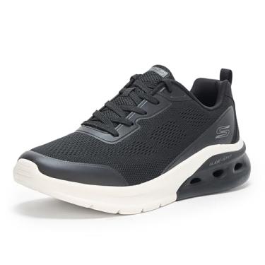 Imagem de Skechers Tênis feminino Glide Step Arc Waves 2.0-Now in, Preto/branco, 43