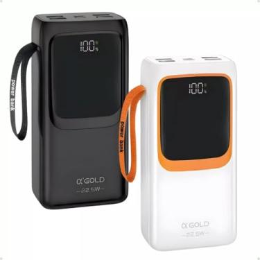 Imagem de Carregador Portátil com Display, Power Bank 30000mah Super TURBO 22.5W Bateria Externa Compátivel com todos Smartphones
