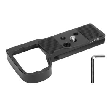 Imagem de Câmera Placa de Liberação Rápida para ZV E10II Alumínio de Alumínio Montagem de tripé de Base Rápida Placa de Base Com 1/4 de Orifícios de 3/8 Polegadas para Disparos Verticais