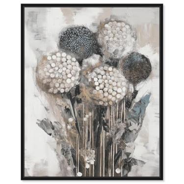 Imagem de Art Remedy Tawny Sunflare Canvas Elegant Florals, moldura preta, 61 cm x 76 cm