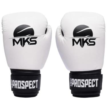 Imagem de Luva de Boxe Muay Thai Prospect Branca MKS Combat (16oz)