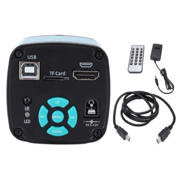 Imagem de Câmera de Microscópio Eletrônico, 48MP 4K 1080p HD Interface Multimídia USB2.0 Câmera de Vídeo Industrial de Vídeo USB2.0 para Reparo de Manutenção de Soldagem Eletrônica (Plugue