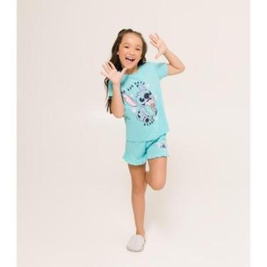 Imagem de Pijama Evanilda Manga Curta Stitch Feminino-Feminino