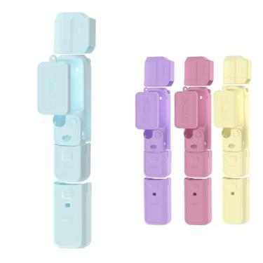 Imagem de BRDRC Capa De Silicone Pocket 3, Capa Protetora De Lente, Capa Resistente A Arranhões, Compatível Com Dji Osmo Pocket 3 Creator Combo Acessórios (Azul)