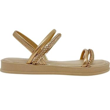 Imagem de Sandália Feminina Casual Dia a Dia Flatform Calce Fácil Dakota Y8441