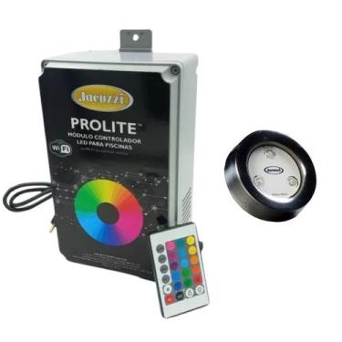 Imagem de Kit Led Piscina JWAY20 9W Rgb + Controlador JMCW04 Jacuzzi