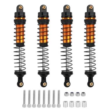 Imagem de Pothyes Amortecedor de choque RC de 110 mm ajustável com luva de parafuso para rastreador de caminhão 1/10 RC axial SCX10 90046 AXI231017 TRX-4 D90 peça de atualização