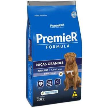 Imagem de Ração Premier Formula Raças Grandes Adultos Frango 20Kg