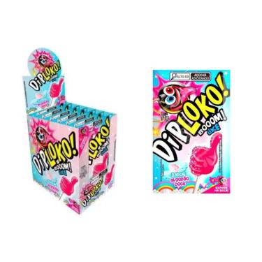 Imagem de Pirulito Dip Loko Pó Explode na Boca Algodão Doce 15u