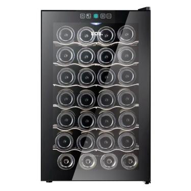 Imagem de Adega Climatizada 28 Garrafas eos Sommelier com Painel Touch Full Glass Eletrônica EAE28 Bivolt
