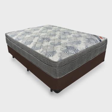Imagem de Cama Box Viúva + Colchão De Molas Ensacadas - Ortobom - Iso Superpocket 128cm Marrom