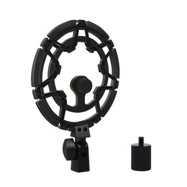 Imagem de Microfone Shock Mount Blue Yeti com suporte Boom Arm Black