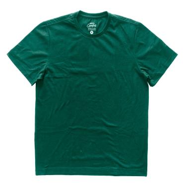 Imagem de CAMISETA MASCULINA EM TECIDO ALGODÃO, LISA, COR VERDE, BASICA, MARCA BASIC +, TAMANHO G