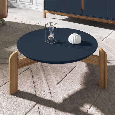 Imagem de Mesa de Centro Lizz Azul Cedro Casa D