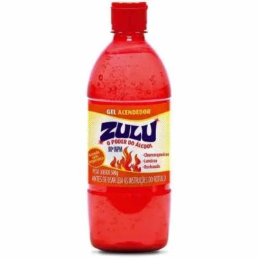 Imagem de Álcool Gel Zulu Acendedor 80º 500 Gr