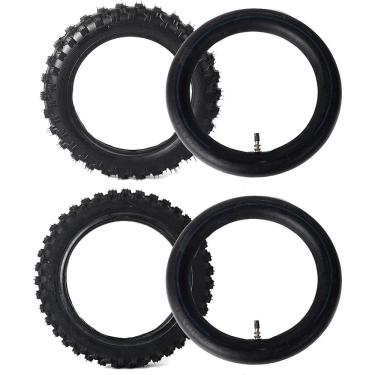 Imagem de Kit Pneu + Câmara Para Mini Moto 49cc Aro 10 2/50-10