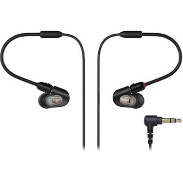Imagem de Audio-Technica ATH-E50 Fones de ouvido intra-auriculares profissionais para monitor de estúdio, preto