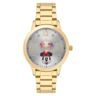 Imagem de Relógio Condor Feminino Ref: Co2034ap/4k Dourado Minnie
