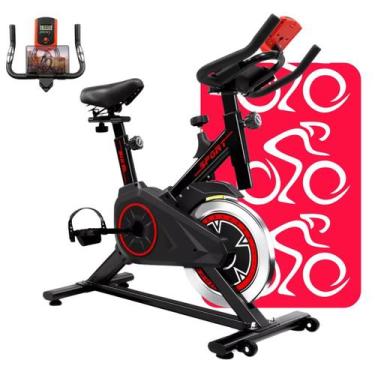 Imagem de Bicicleta Spinning Ergométrica C/ Display Semi Profissional Sport Pret