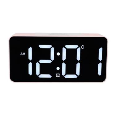 Imagem de Vibrações Poderosas Despertador Com Agitador de Cama, 15 Modos Coloridos, Formato de 12/24 Horas, Níveis de 5 Volumes, 3 Níveis de Brilho, Despertador de Vibração de Ultra Som