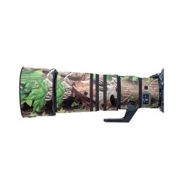 Imagem de Capa de lente para Nikon Z 600 mm F/6.3 VR S capa de proteção de lente de câmera camuflada (cor #camuflagem folha verde - à prova d'água) capa de chuva